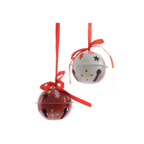 SUSPENSION CLOCHE DE NOËL EN FER - H6CM