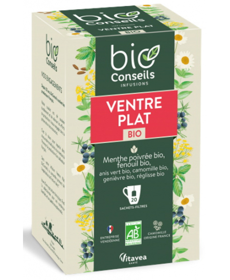 Bio Conseils - Infusion Ventre plat bio - 20 sachets