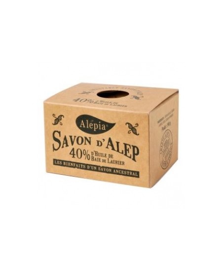 Alepia - Savon d'Alep 40% Laurier - 190 gr