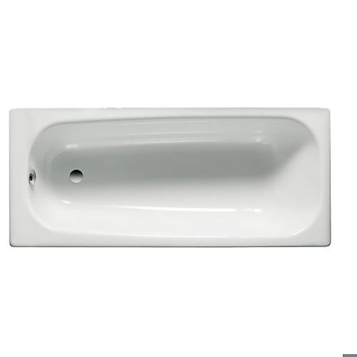 Baignoire CONTESA 170 × 70cm en acier blanc – ROCA, A235897000