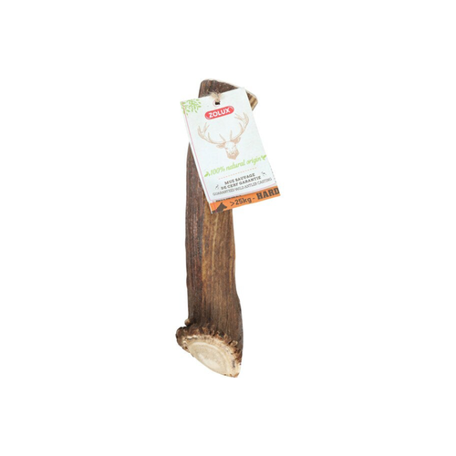 FRIANDISE POUR CHIEN EN BOIS DE CERF NATUREL ZOLUX® - HARD 25KG ET PLUS