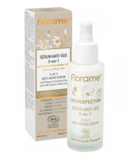 Florame - Sérum anti âge 5 en 1 au Lys blanc - 30 ml