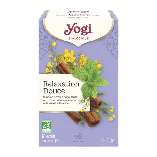 Sélection malin：Yogi Relaxation Douce Bio – 17 sachets