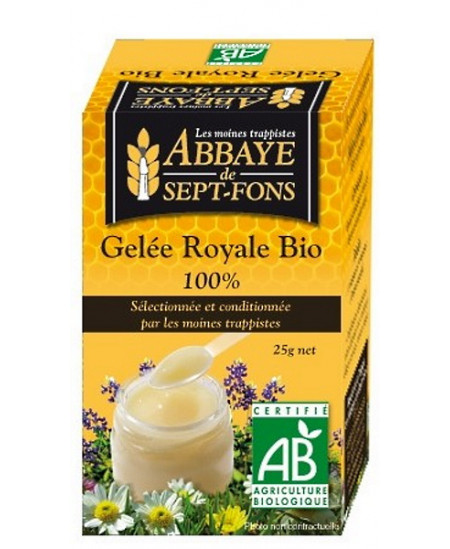 Abbaye de Sept Fons - Gelée royale bio 25 gr