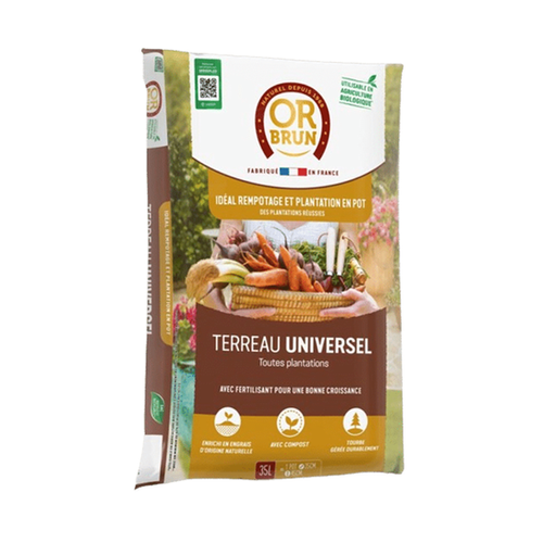 TERREAU UNIVERSEL TOUTES PLANTATIONS OR BRUN® - 35L