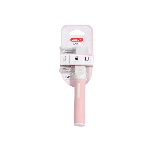 PEIGNE DÉMÊLOIR 10 LAMES 'ANAH' POUR CHAT ZOLUX® - ROSE