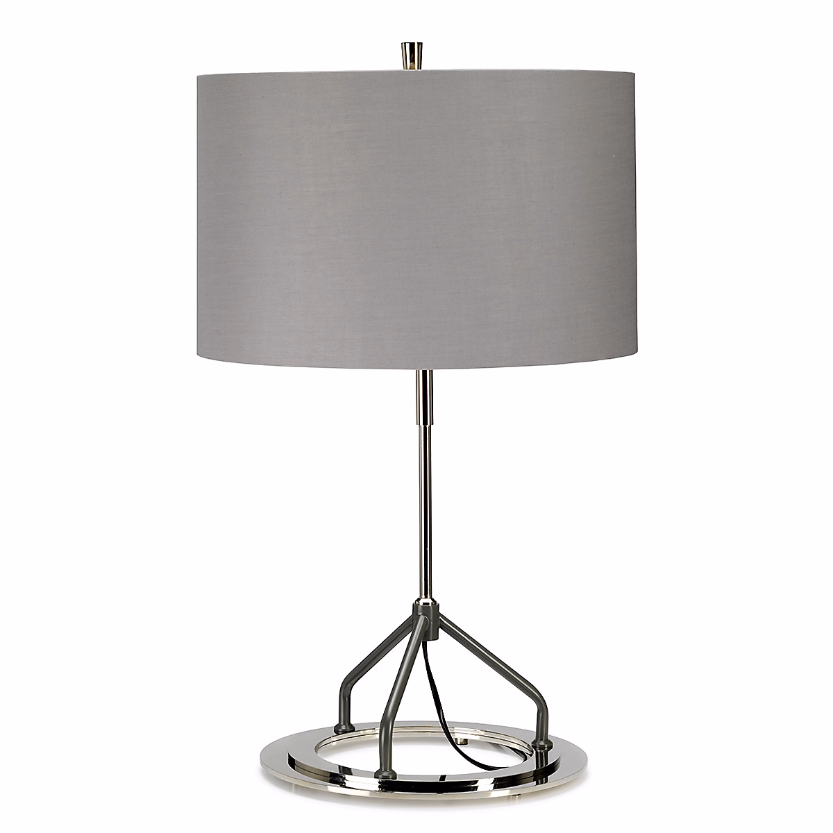 Elstead Vicenza – Lampe de table, Nickel poli blanc, E27