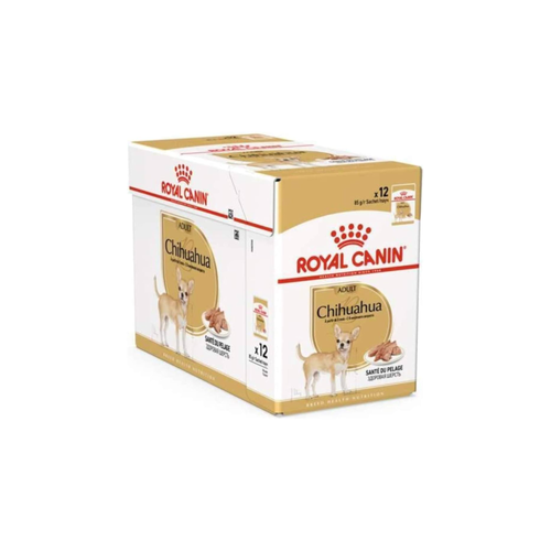 SACHET FRAÎCHEUR EN SAUCE CHIEN ROYAL CANIN® CHIHUAHUA ADULT - 12X85G