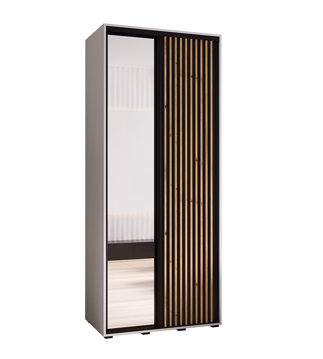 Armoire Sapporo 2 a portes coulissantes H. 205 – 2 x L. 120 x P. 45 2 portes