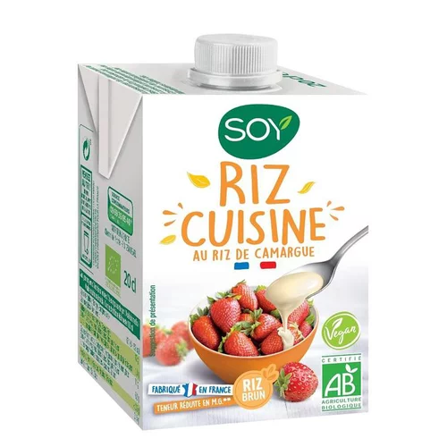 Choix pour le jardin:Crème de riz cuisine vegan Soy - 20 cL
