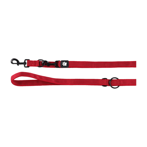 LAISSE D'ENTRAÎNEMENT ZORBA FLAMINGO® - ROUGE - 200CM