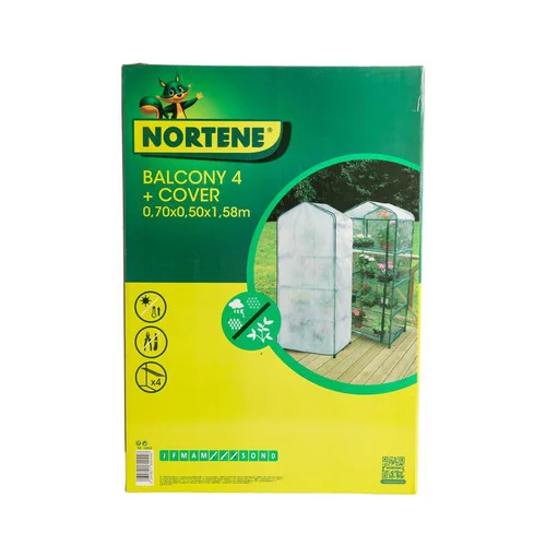 Adapté au jardin:Habillage pour serre coloris transparent 1,58 m