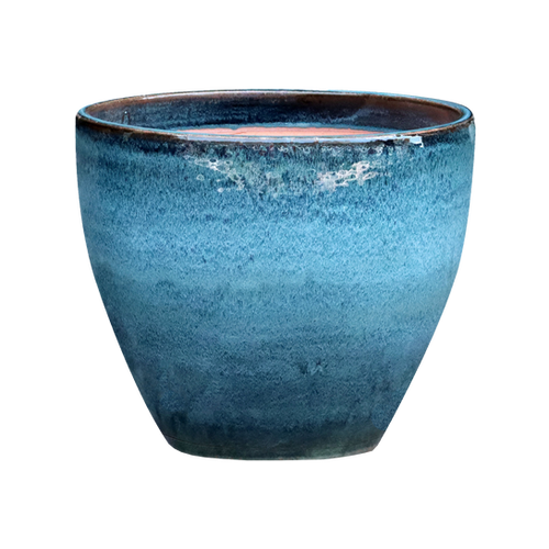 POT CUVIER BLEU - LITTORAL - DECOLINES® - ∅27CM X H25CM