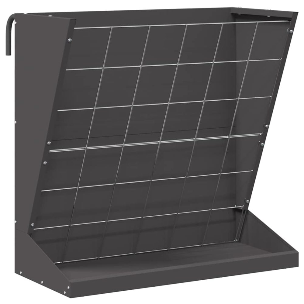 vidaXL Distributeur de Foin Noir 71 x 33 x 70 cm 5 kg