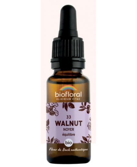 Biofloral - Elixir Walnut n° 33 Noyer - 20 ml
