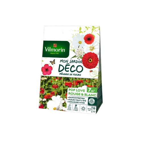 GRAINES MÉLANGE FLEURS POP LOVE VILMORIN® - 7M2