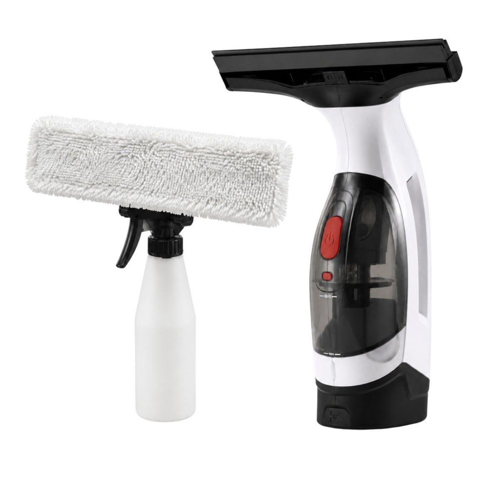 iTools Lave vitres sans fil à batterie lithium 3,7 v 150ml raclette 280mm pulvérisateur & microfibre itools