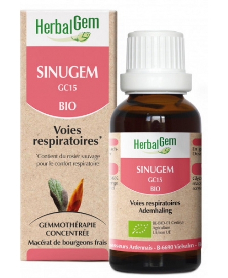 Herbalgem Gemmobase - Sinugem Bio Flacon verre - 50 ml