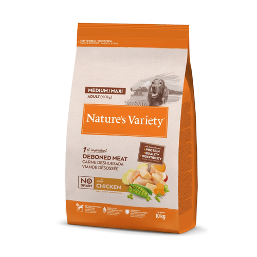 CROQUETTES CHIEN NATURE'S VARIETY® NO GRAIN ADULT POULET - 10KG