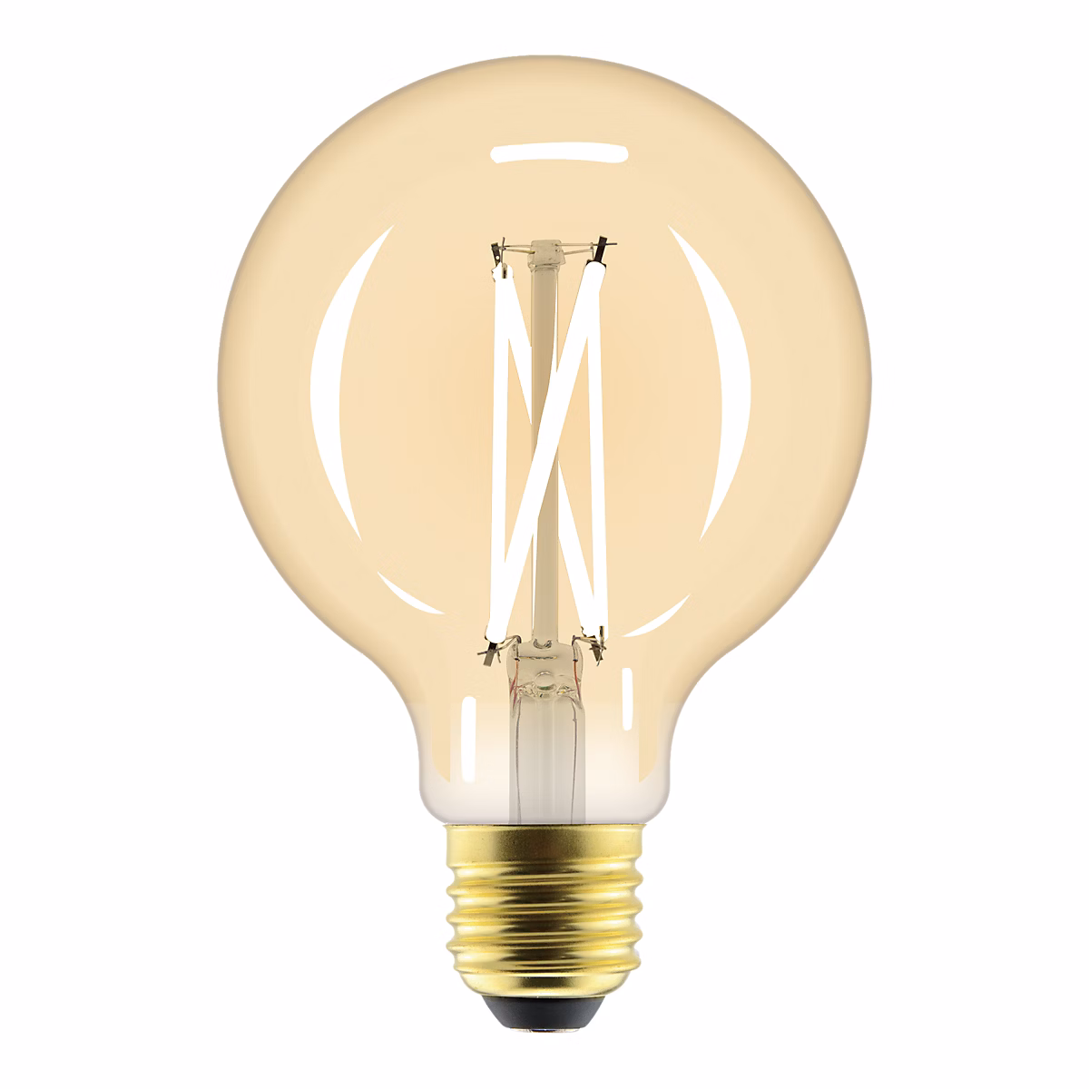 Ampoule LED E27 globe filament ambré connectée blanc variable 1055 lm dimmable 8 – 5W Jacobsen Myko