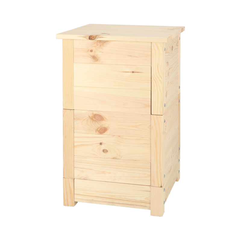 Lombricomposteur en pin naturel et durable