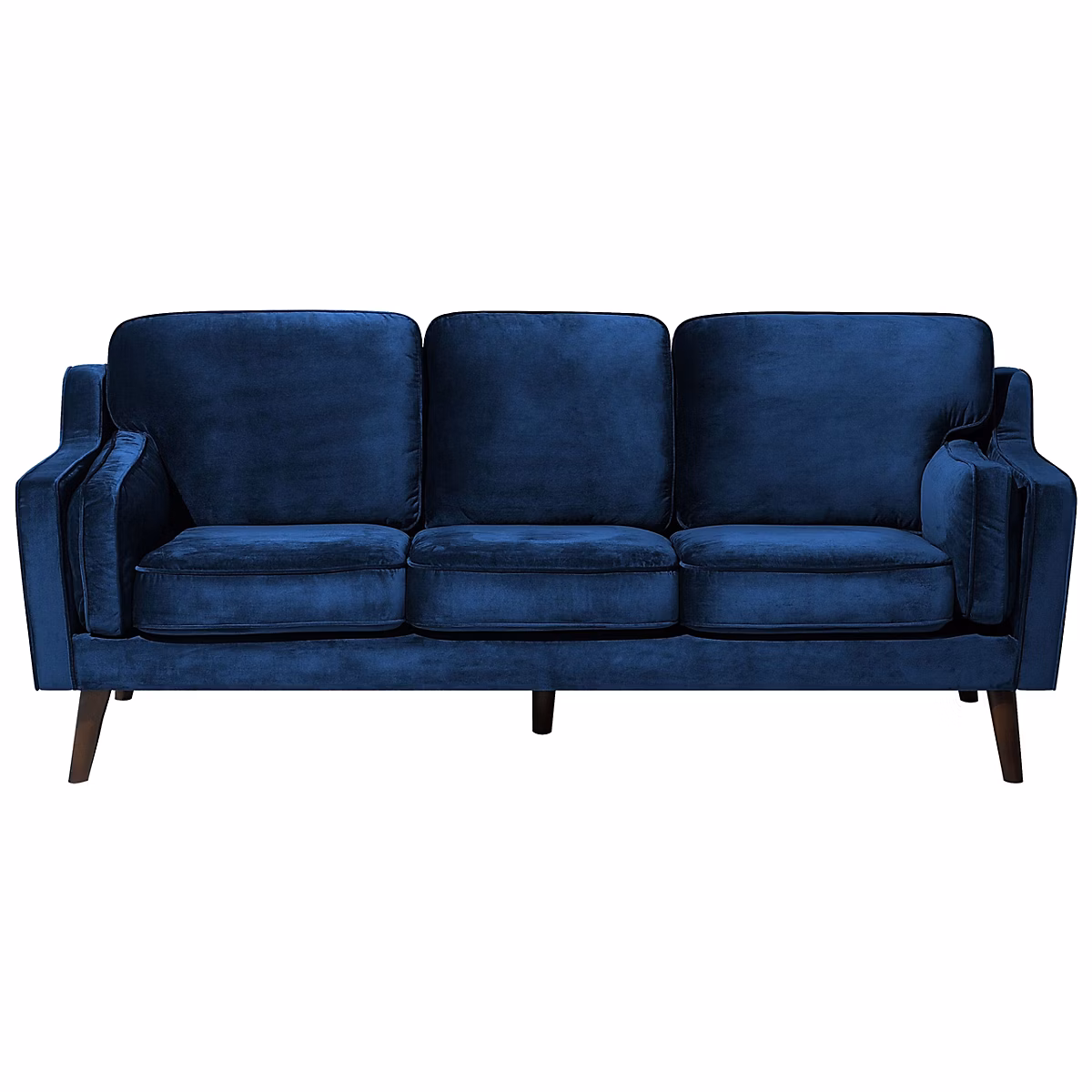 Canapé 3 places LOKKA Velours Bleu marine – Réf. NDZZFZBGV7834233387