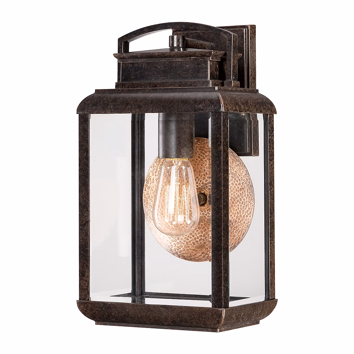 Elstead Byron – Lanterne murale extérieure à 1 ampoule moyenne, bronze impérial IP44, E27