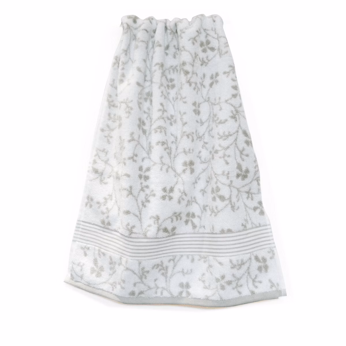 Drap de bain 100 × 150 cm VINTAGE FLORAL Vert Gris 550g/m2