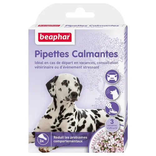 Choix extérieur:Pipettes calmantes pour chien x 3