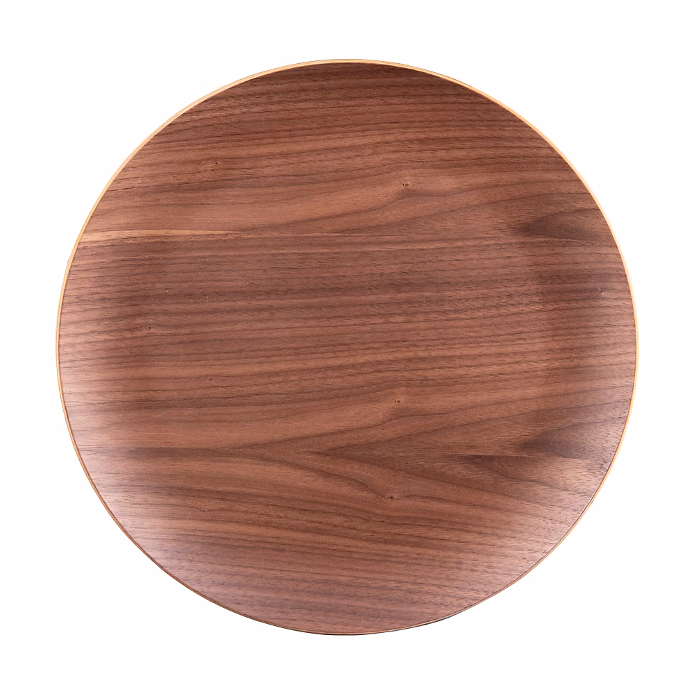Assiette de présentation bois brun 34 cm – Réf. UCTWFVCEF6645332233