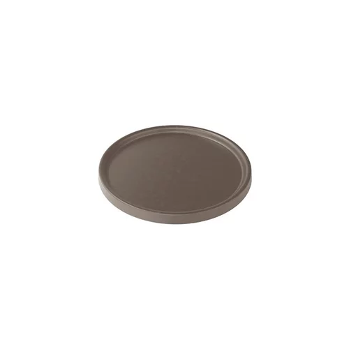 Esprit jardin：Soucoupe pour pot Element coloris beige calcaire Ø 23,2 x 1,6 cm