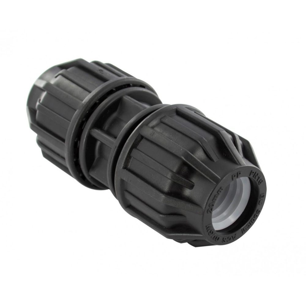 CENTRALE BRICO Manchon à compression plastique D.25 pour tube en polyéthylène