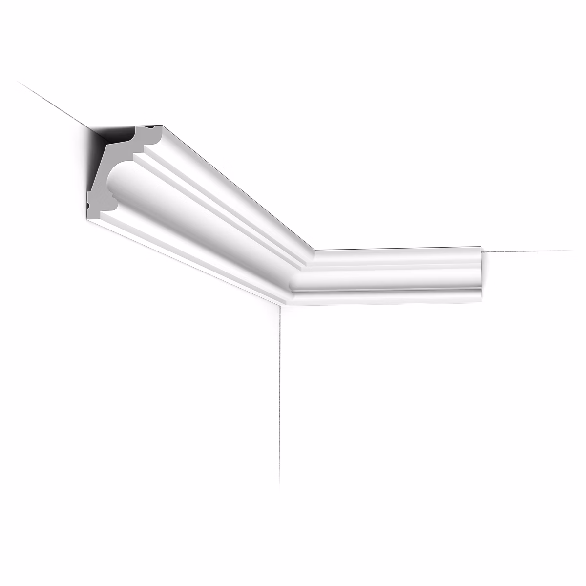 C322 Corniche plafond Orac Decor – 5 × 4 × 200cm (h x p x L), A l'unité