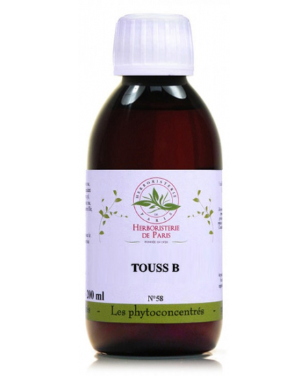 Herboristerie de Paris - Phyto concentré Touss Bronches Encombrées - 200 ml