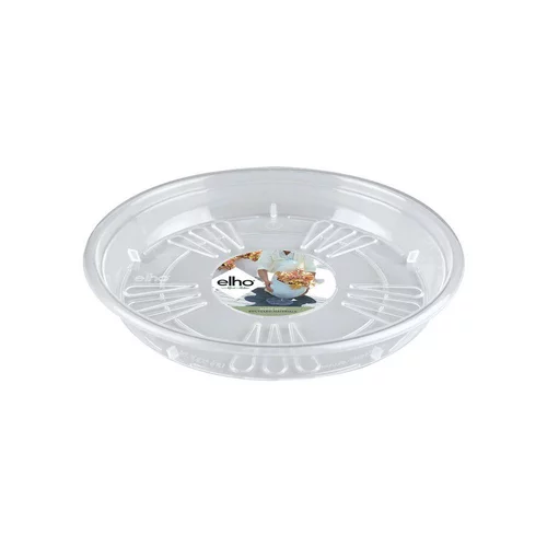 Accessoire jardin：Uni soucoupe ronde Transparent L25 x H3,6 cm