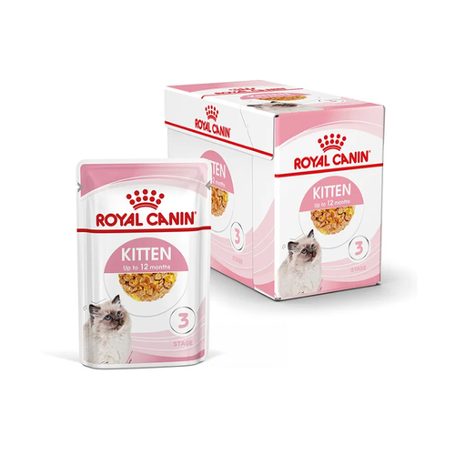 SACHETS FRAÎCHEUR POUR CHATON 'KITTEN' ROYAL CANIN® - SAUCE - 12X85G