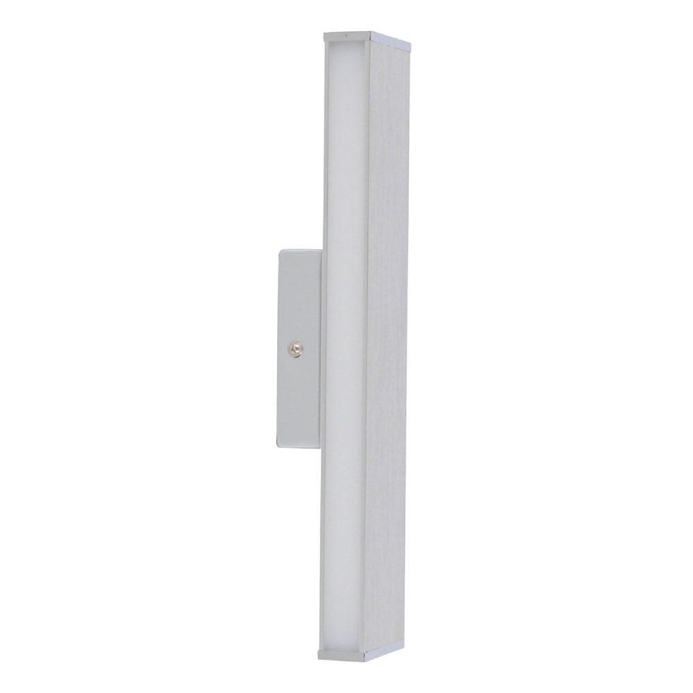 Applique LED DUBAI aluminium plastique LED fixes 31 6 cm pour entrees couloirs et grandes surfaces murales – Réf. ZPJOCEUPU5988936197