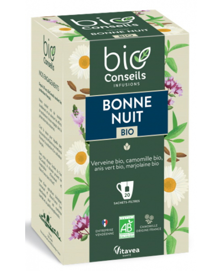 Bio Conseils - Infusion Bonne Nuit bio - 20 sachets
