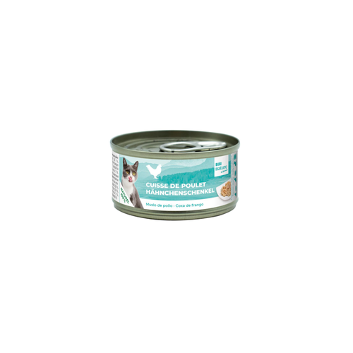 PÂTÉE POUR CHAT BUBI NATURE BUBIMEX® CUISSE DE POULET - 70G