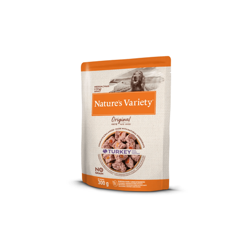 PÂTÉ POUR CHIEN NATURE'S VARIETY® ORIGINAL ADULT MEDIUM/MAXI DINDE - 300G