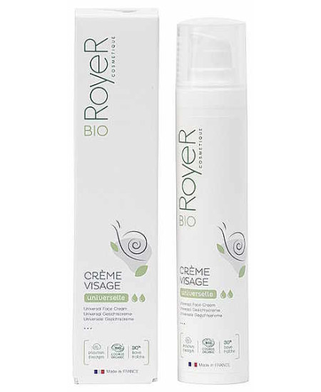 Royer Crème visage hydratante bave d’escargot bio 50ml