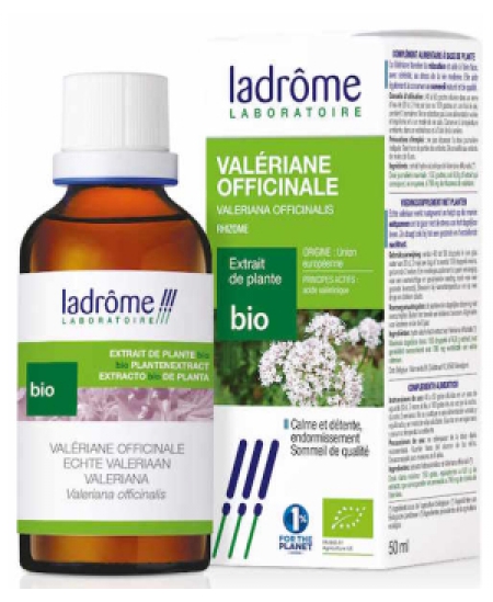 Ladrome - Extrait de plantes fraîches Valériane bio - 50 ml