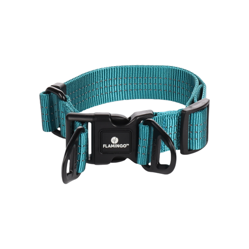 COLLIER ZORBA FLAMINGO® - TURQUOISE - MEDIUM - 40-55CM