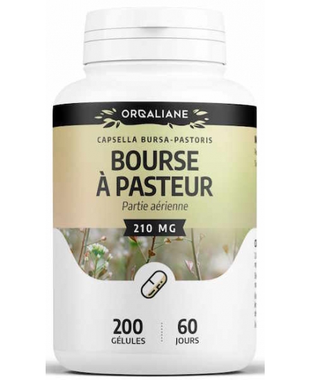 GPH Diffusion Bourse à pasteur bio 210mg 200 gélules