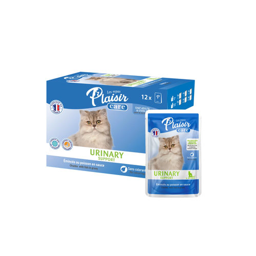 PACK POCHONS ÉMINCÉS EN SAUCE CHAT - LES REPAS PLAISIR® CARE - URINARY - 12X85G