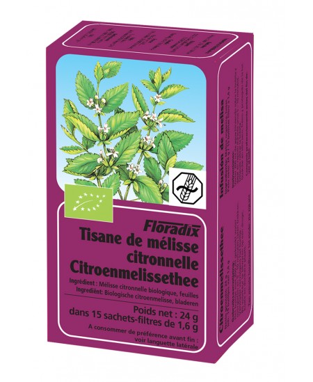 Salus - Tisane Bio mélisse citronnelle - 15 sachets