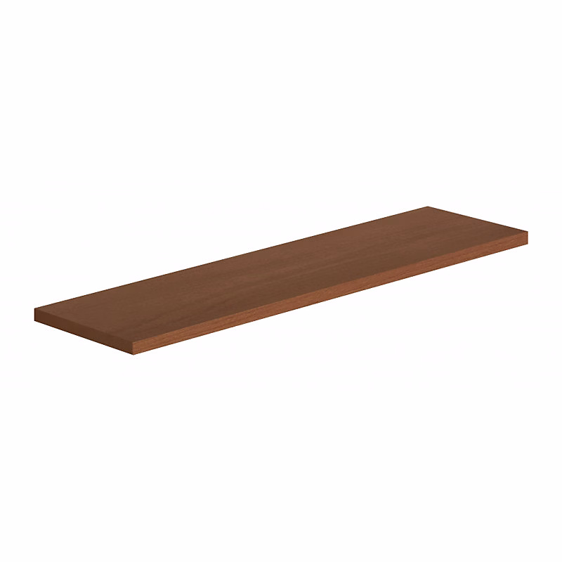 Étagère murale en bois – couleur cerisier, 56 × 15,5 × 1,8 cm, Smart