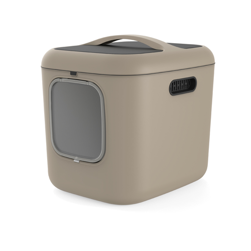 MAISON DE TOILETTE POUR CHAT 'BIALA' - XL - CAPPUCCINO