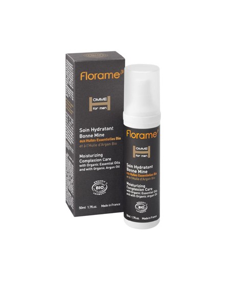 Florame - Soin hydratant Bonne Mine Homme à l'huile d'Argan - 50 ml