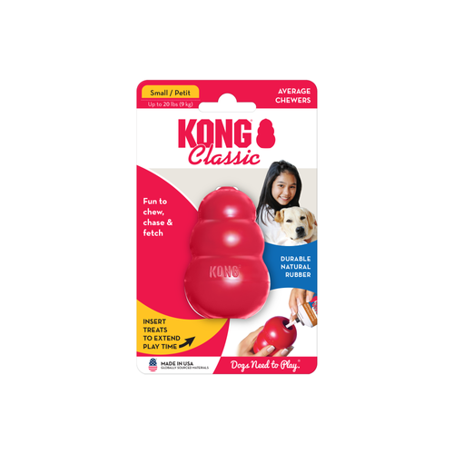 JOUET CHIEN KONG® CLASSIC - SMALL - ROUGE